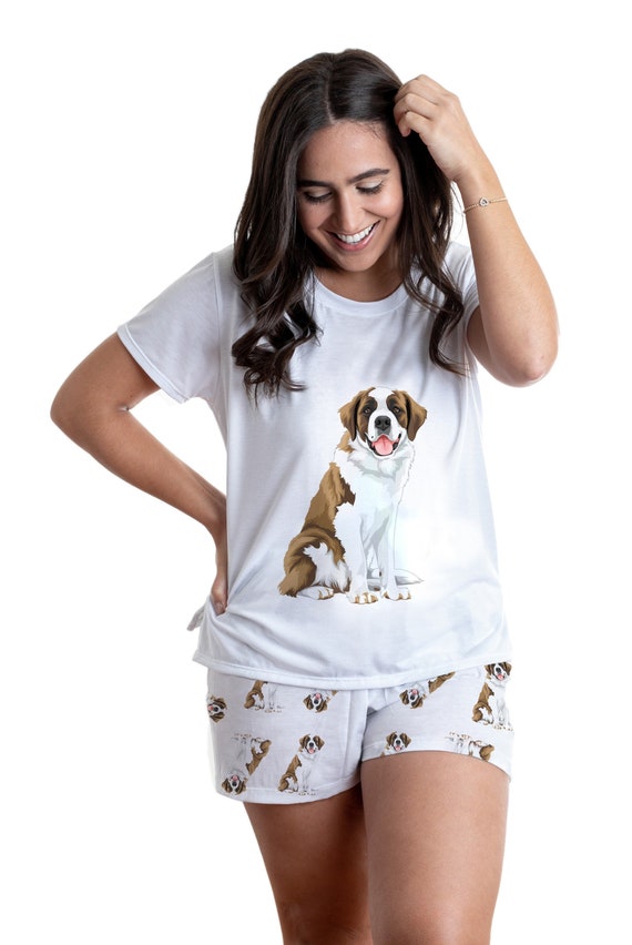 Funny Hanging With Saint Bernard Mom T Shirt For Women Funny Hanging With Saint Bernard Mom T Shirt For Women