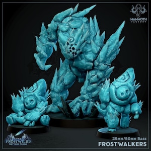 Frostwalker | Mammoth Factory | Frostwilds Setting | Fantasy | DnD | RPG | Tabletop | Gaming | Miniatures | Elemental | Ice Elemental