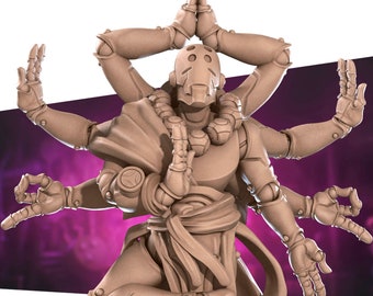 Warforged Monk | Bite the Bullet | Warforged | RESIN | Fantasy | DnD | RPG | Tabletop | Gaming Miniatures | Character Model