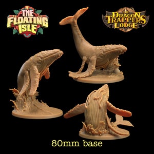 Whale Spirits | Dragon Trappers Lodge | The Floating Isle | RESIN | Fantasy | DnD | RPG | Tabletop | Gaming Miniatures