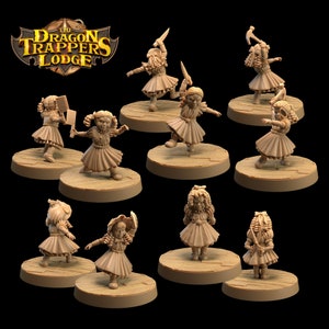 Creepy Dolls | Dragon Trappers Lodge | Stoican Halloween | RESIN | Fantasy | DnD | RPG | Tabletop | Gaming | Miniatures