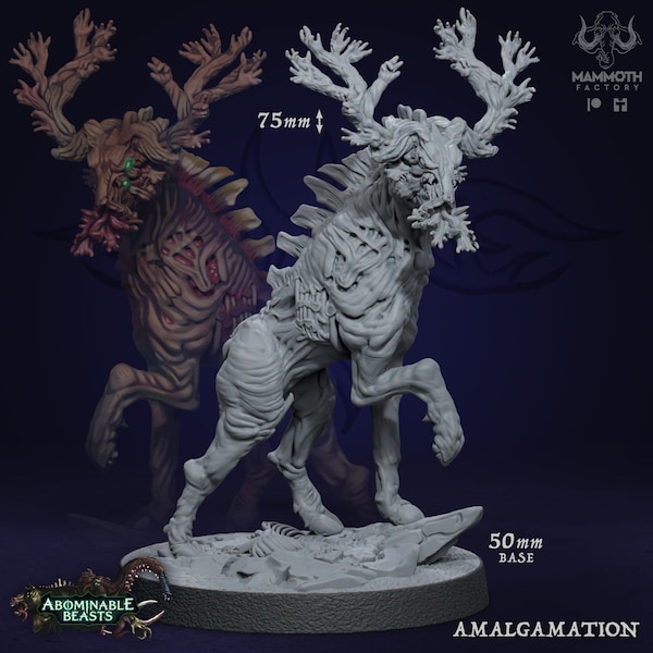 Amalgamation | Mammoth Factory | Abominable Beasts | RESIN | Fantasy | DnD | RPG | Tabletop | Gaming Miniatures | Beasts