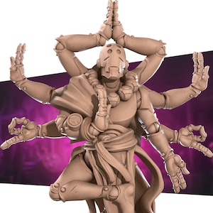 Warforged Monk | Bite the Bullet | Warforged | RESIN | Fantasy | DnD | RPG | Tabletop | Gaming Miniatures | Character Model