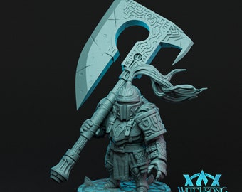 The Knight of Stature | Witchsong | Knight | Fantasy | DnD | RPG | Tabletop | Gaming | Miniatures | Gnome Knight | Halfling Knight | Fighter