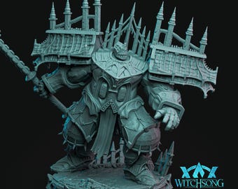 The Greatguard | Witchsong | Graveyard | RESIN | Fantasy | Horror | RPG | Gaming Miniatures | Building Guard | Guard | Neutral | BBEG