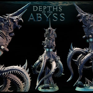 Devious Kraken | Mini Monster Mayhem | Depths of the Abyss II | RESIN | Fantasy | DnD | RPG | Tabletop | Gaming | Miniatures | Ocean