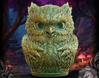 Owlbear Jar | Fates End | Fantasy | DnD | RPG | Tiny Desk Storage