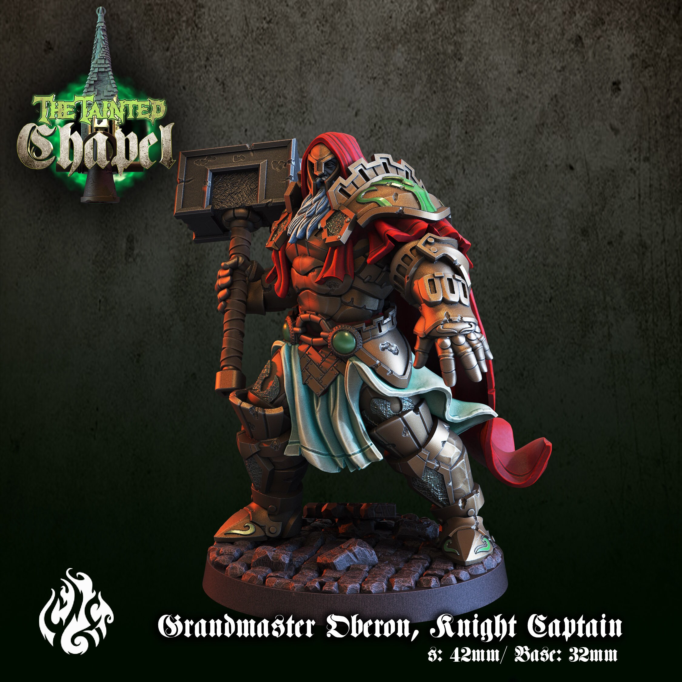 Grandmaster Oberon Knight Captain Crippled God Foundry -  Portugal