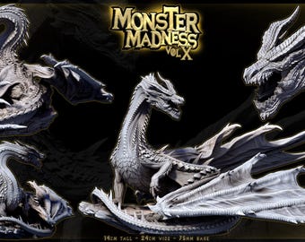 Miraboreas / Mini Monster Mayhem / Monster Madness / Fantasía / DnD / RPG / Juegos de mesa / Miniaturas / Modelo de monstruo
