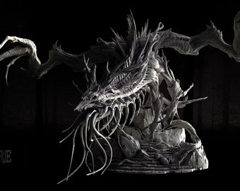 Master Wendigo | Mini Monster Mayhem | Nightmare Fuel | RESIN | Fantasy | DnD | RPG | Tabletop | Gaming | Miniatures | Boss Fight | Dragon