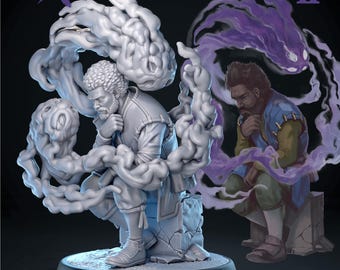 Doubt Animar / Mammoth Factory / Libro de los Espíritus / Fantasía / DnD / RPG / Juegos de mesa / Miniaturas / Modelo de personaje