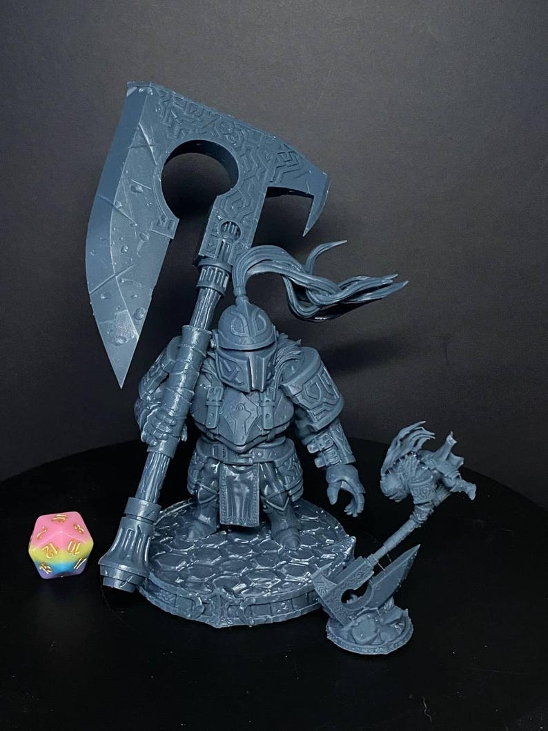 The Knight of Stature | Witchsong | Knight | Fantasy | DnD | RPG | Tabletop | Gaming | Miniatures | Gnome Knight | Halfling Knight | Fighter image 8