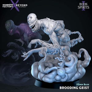 Brooding Geist | Mammoth Factory | Book of Spirits | Fantasy | DnD | RPG | Tabletop | Gaming | Miniatures