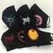 Marvel Embroidered Face Mask Adjustable, Captain America, Deadpool, Spider-Man, Venom, Thor, Iron Man