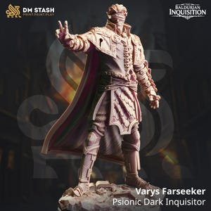 Varys Farseeker | DM Stash | Baldurian Inquisition | RESIN | Fantasy | DnD | RPG | Tabletop | Gaming | Miniature | Character Model