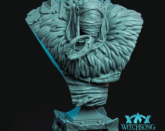 Busto del Devorador de Almas del Desierto / Canción de Brujas / Fantasía / Miniaturas / Terror / Juegos de Rol / Miniaturas de Juegos / Busto