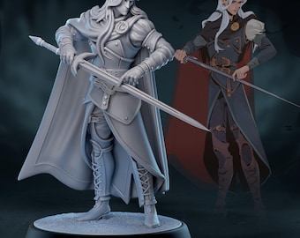Vaelyx, Shadow Warlock | Mammoth Factory | The Tooth Fairy Collection | Fantasy | DnD | RPG | Tabletop | Gaming | Miniatures | Monster Model