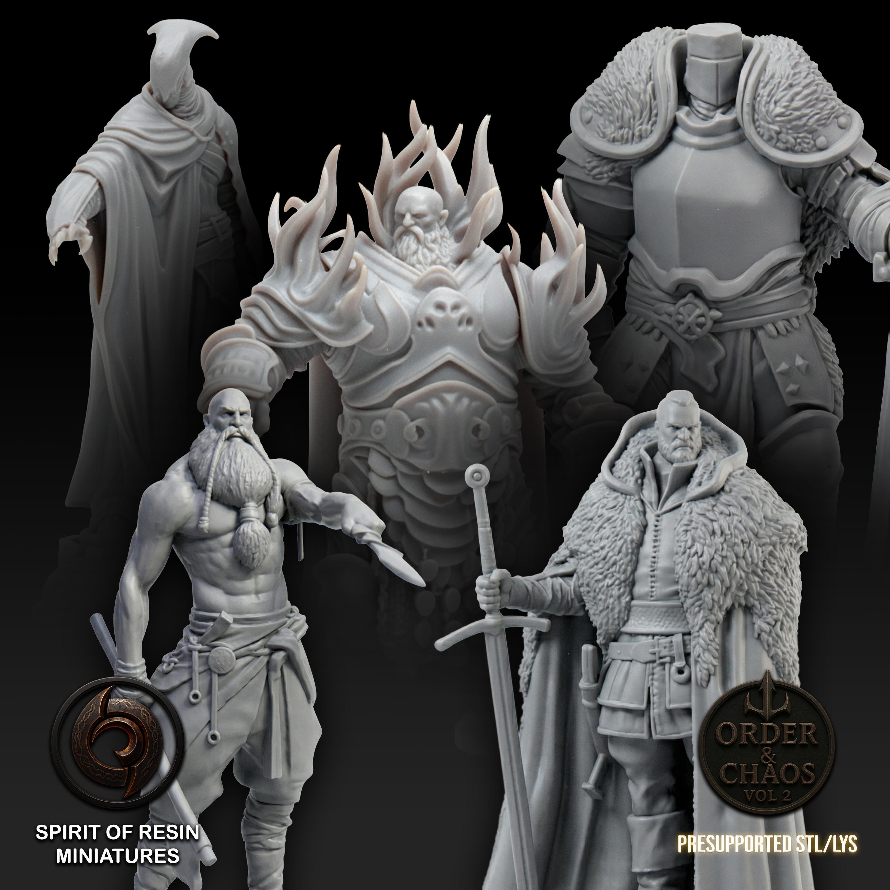 Vorkan, the Wraith Knight | Spirit of Resin Miniatures | Order & Chaos ...