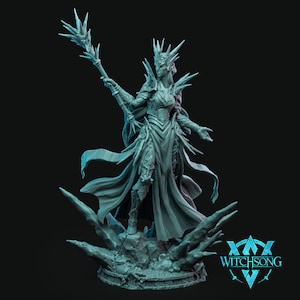 The Frost Queen | Witchsong | Fey| RESIN | Fantasy | Horror | RPG | Gaming Miniatures | Large Plant | Neutral | BBEG