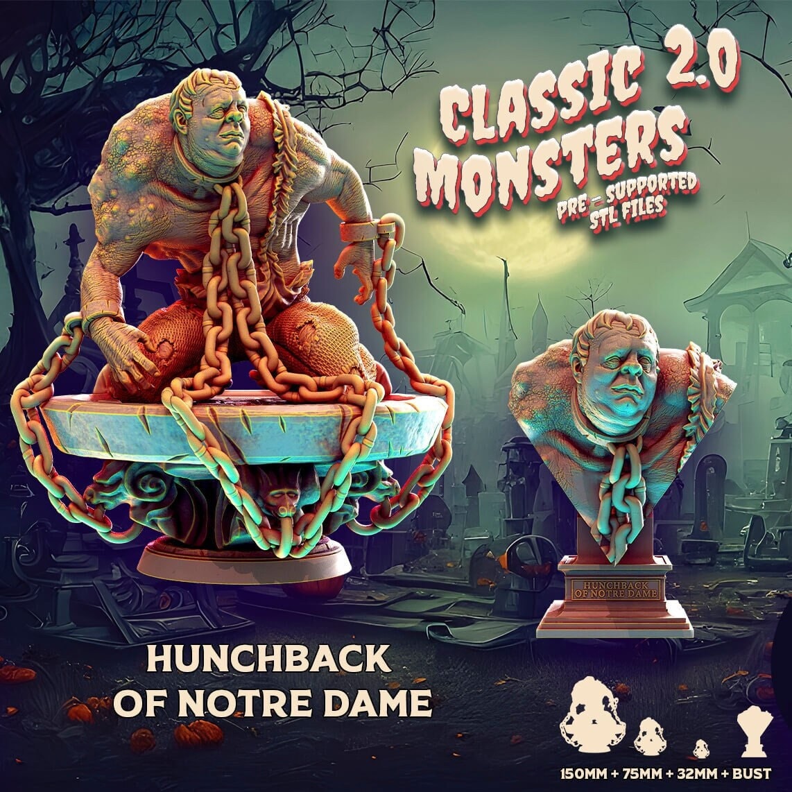 Hunchback of Notre Dame | Heroes N Beasts | RESIN | Movie Monster