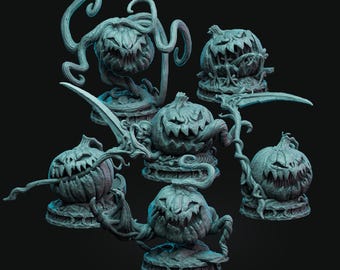 Harvest Soldiers | Witchsong Miniatures | Harvest | Fantasy | DnD | RPG | Tabletop | Gaming | Miniatures | Mimic Pumpkin