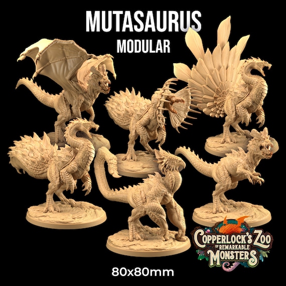 Mutasaurus | Dragon Trappers Lodge | Copperlock's Zoo | RESIN