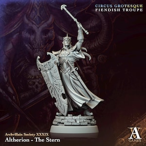 Altherion the Stern | Archvillain Game | Circus Grotesque - Fiendish Troupe | Fantasy | DnD | RPG | Gaming | Miniature | Character Model