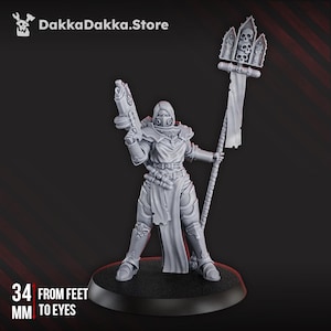 Novice Sister | DakkaDakka Miniatures | Modular | Resin | Fantasy | Sci Fi | DnD | RPG | Tabletop | Miniature | 40K | Grimdark