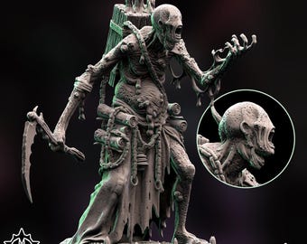 Decay Bringer Sorcerer | Sins Miniatures | Infested Village | Fantasy | Horror | DnD | RPG | 40K | Miniature