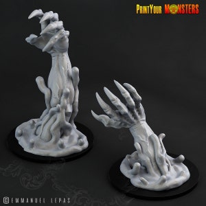 Demonclaws | Print Your Monster | The Abyssal Hand Horrors | Resin | Fantasy | DnD | RPG | Tabletop| Hand Creatures |