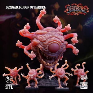 Bakrel, The Malicious | Sordane Publishing | Big Bad Evil Guy | Resin | Fantasy | DnD | RPG | Tabletop | Miniature | Eye Tyrant | BBEG