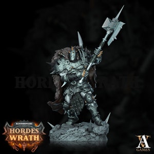 Blessed Champions of Gorkal | Archvillain Games | Hordes of Wrath | RESIN | Horror | DnD | RPG | Tabletop | Miniatures | Demons | Knight