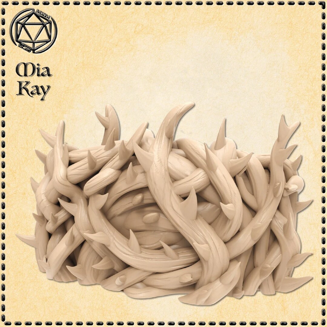 Wall of Thorns Mia Kay Cursed Forest Collection RESIN Fantasy Dnd RPG 