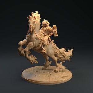 Nightmare | Dragon Trappers Lodge | Stoican Halloween | RESIN | Fantasy | DnD | RPG | Tabletop | Gaming | Miniatures | Headless Horseman