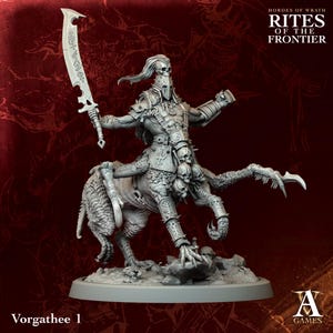 Vorgathee | Archvillain Games | Hordes of Wrath Rites of Frontiers | RESIN | Fantasy | DnD | RPG | Tabletop | Gaming Miniature | Beast Model