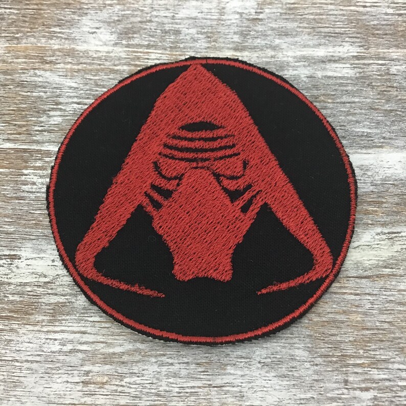 Star Wars Kylo Ren Patch 3\u201d Embroidered Iron On Emblem