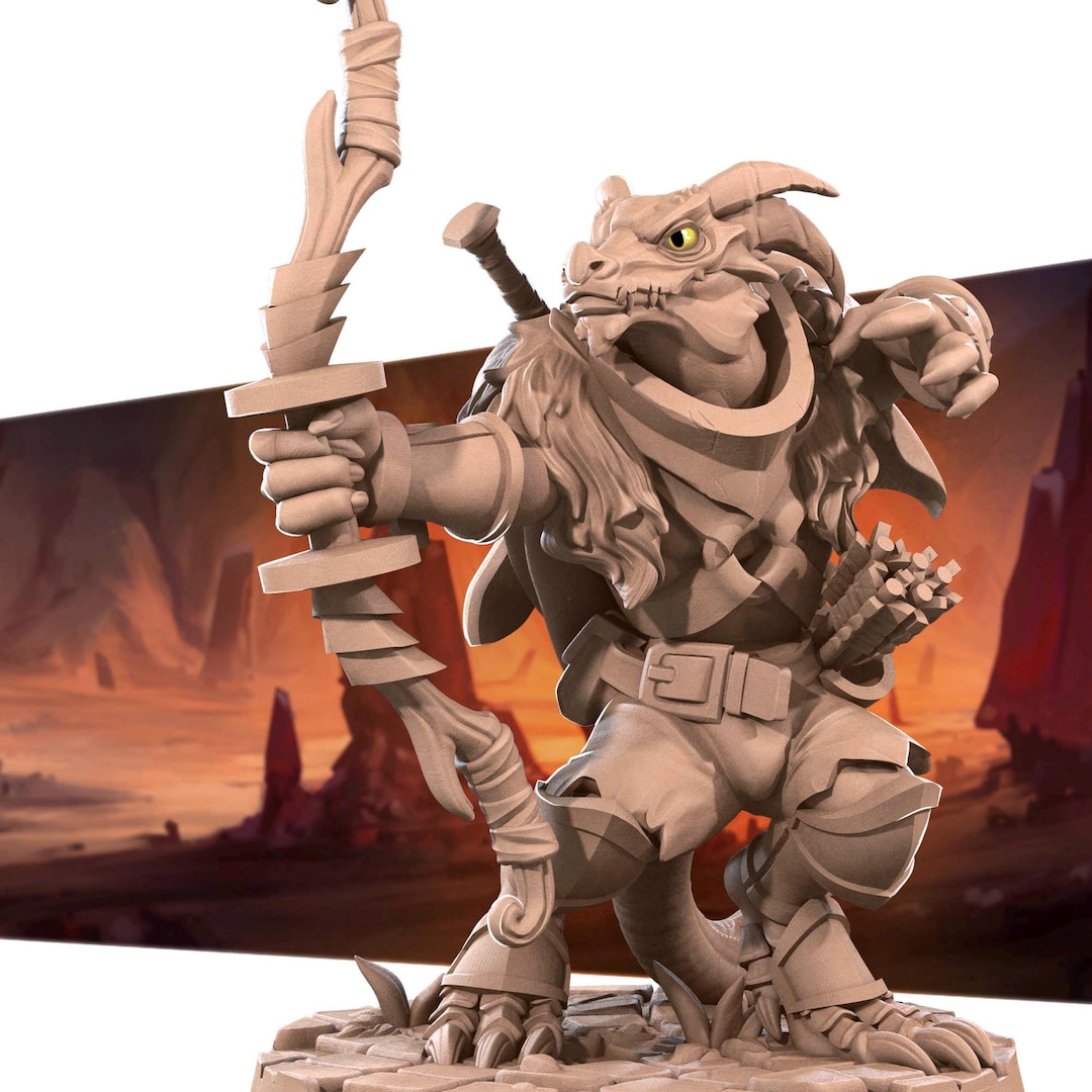 Kobold Ranger | Bite the Bullet | Kobolds D&D | RESIN | Fantasy | Dnd ...