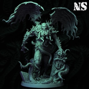 Cthulhu - The Sleeper of R'lyeh | NS Miniatures | Cult of Cthulhu | RESIN | Fantasy | Horror | DnD | RPG | Tabletop | Miniatures | Lovecraft