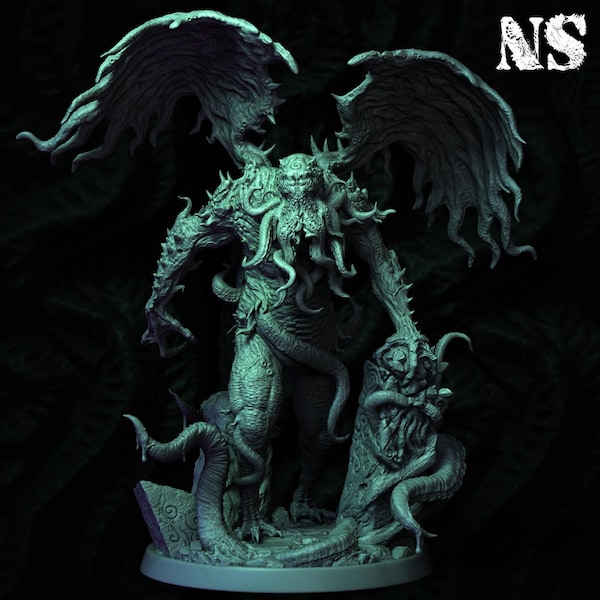 Cthulhu - El Durmiente de R'lyeh / NS Miniatures / Culto de Cthulhu / RESINA / Fantasía / Terror / DnD / RPG / Mesa / Miniaturas / Lovecraft