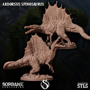 Ardorsus Spinosaurus | Sordane Publishing | Dino Domination - Part II | Fantasy | DnD | RPG | Tabletop | Gaming | Miniatures | Spinosaurus