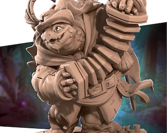Tortle Bard | Bite the Bullet | Tortles | RESIN | Fantasy | DnD | RPG | Tabletop | Gaming Miniatures