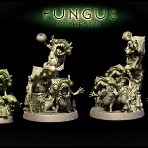Spud Gang | Mini Monster Mayhem | Fungus Awakens | RESIN | Fantasy | DnD | RPG | Tabletop Gaming Mini NPC | Fungus | Myconid