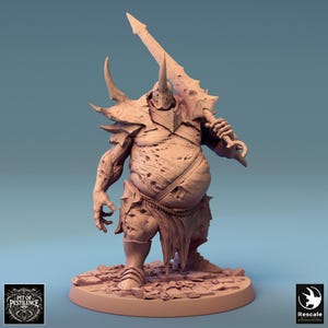 Executioner Sword | Rescale Miniatures | Pit of Pestilence | Fantasy | DnD | RPG | Tabletop | Gaming | Miniatures | Nurgle | 40k