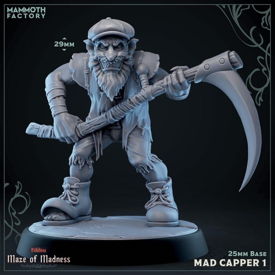 Mad Cappers | Mammoth Factory | Maze of Madness | RESIN | Fantasy | Dnd ...