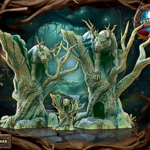 Fey Stalker Dice Tower/Vault/Mini | Fates End | Feymoon |  Fantasy | DnD | RPG | Tabletop | Roleplay Gaming Miniatures