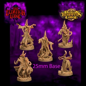 Mutated Foulmaw Cultists | Dragon Trappers Lodge | The Eldritch Lodge | RESIN | Fantasy | DnD | RPG | Tabletop | Gaming Miniatures