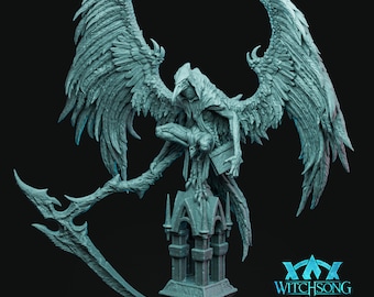 Death, Life's End and Watcher | Witchsong | Fey | RESIN | Fantasy | Horror | RPG | Gaming Miniatures | Halloween | Death | Neutral | BBEG