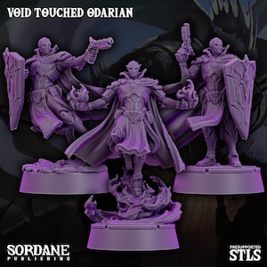 Void Touched Odarian | Sordane Publishing | The Demon Pit | Fantasy | DnD | RPG | Tabletop | Gaming | Miniatures | Demon