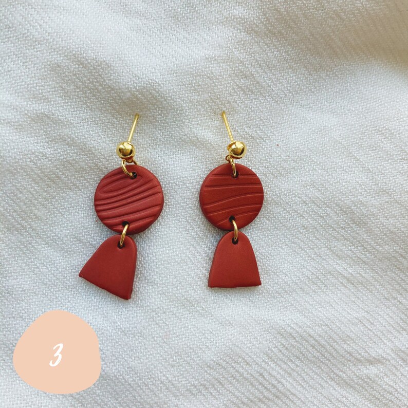 Women S Jewelry 3 Styles Copper Coin Polymer Clay Drop Earrings Jewelry Earrings Valresa Com