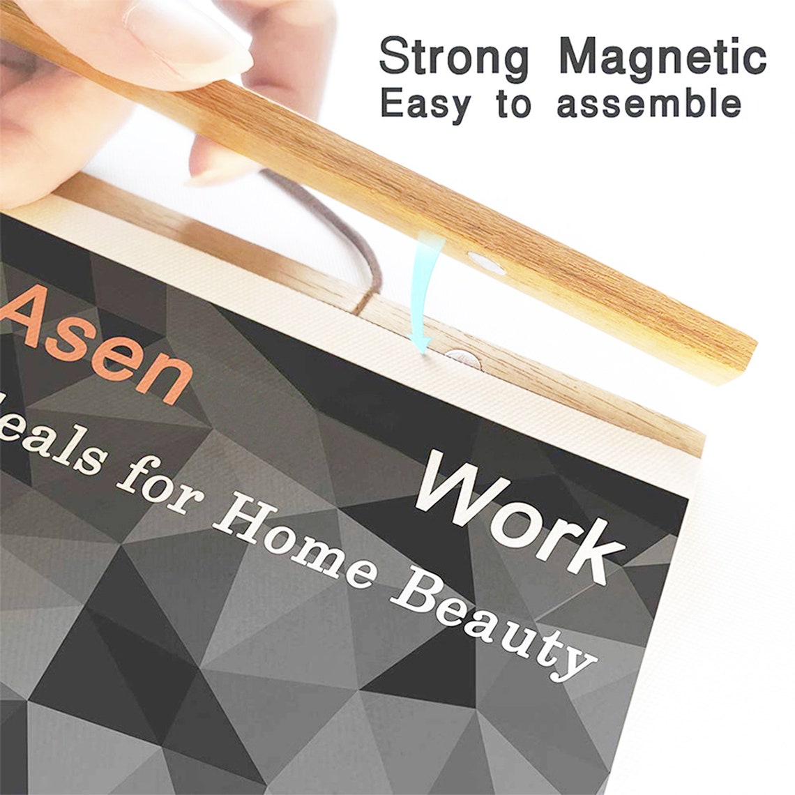 Wooden Poster Hanger for Framing Art & Pictures Etsy